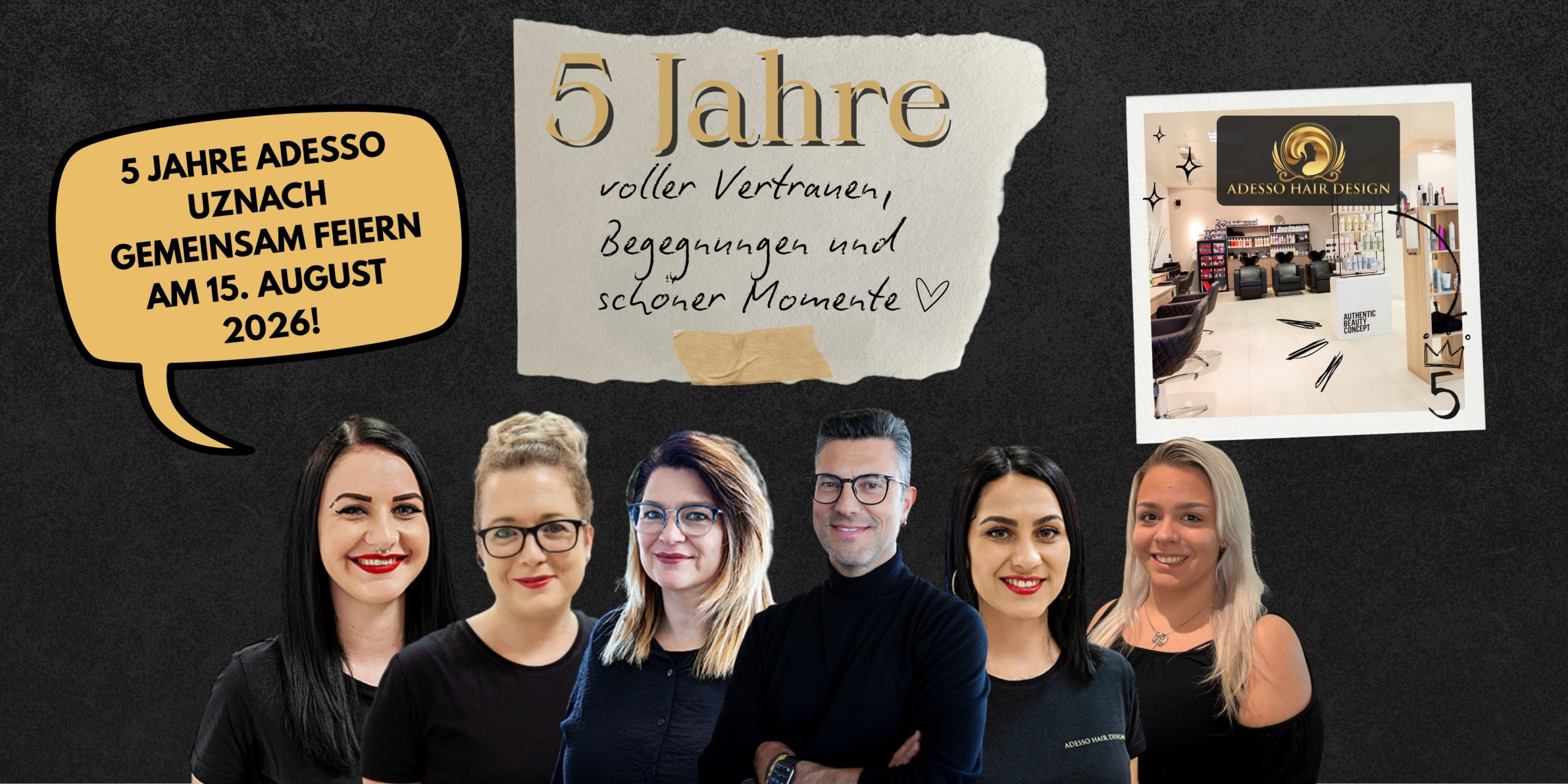 Jubiläum 5 Jahre Uznach Header